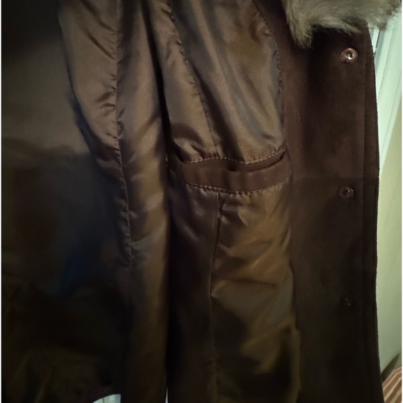 Vintage J Jill chocolate brown suede jacket. Size L - Picture 8 of 8